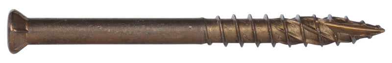 Decking screw, A2 st/stl, burnished TTap with bit