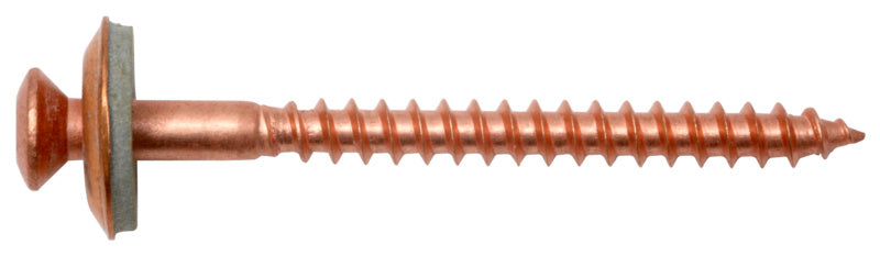 Self-tapping scr w/sealing wshr, A2 st/ stl, c/pl