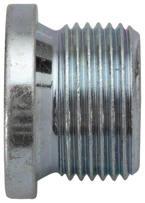 Oil drain plug without sealing ring