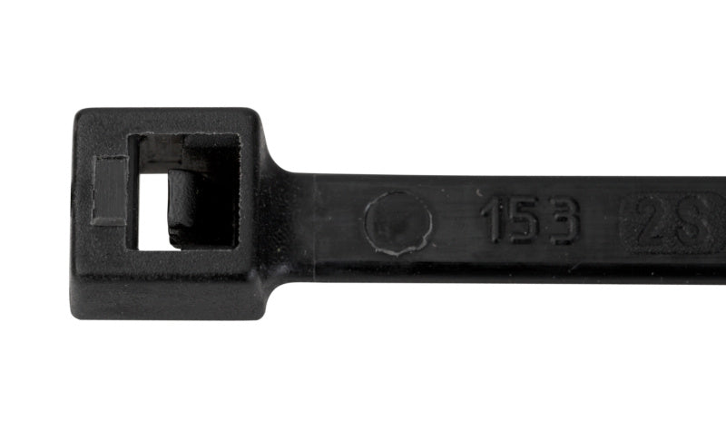 Cable tie, plastic latch