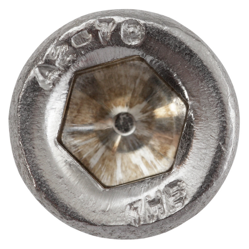 Vis métaux, tête cylindrique, 6-pans creux, acier inoxydable A2, DIN 912