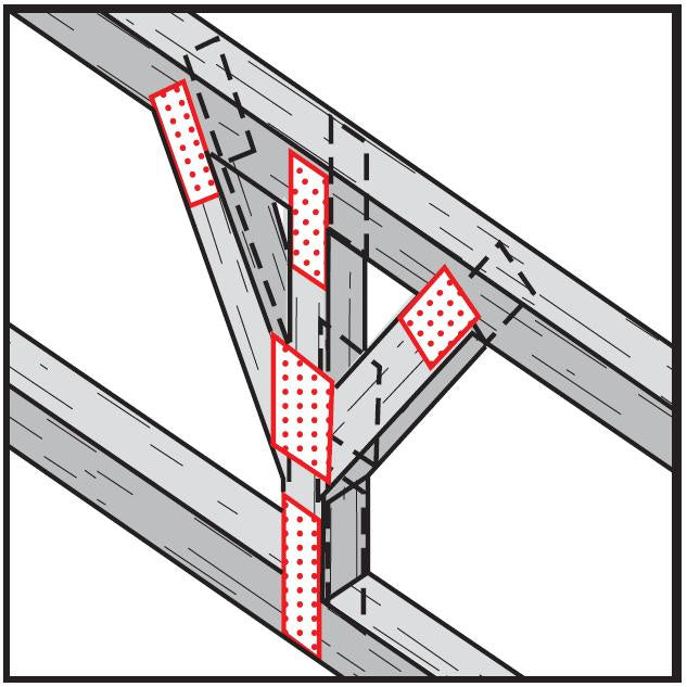 Perforated plate according to EN 14545