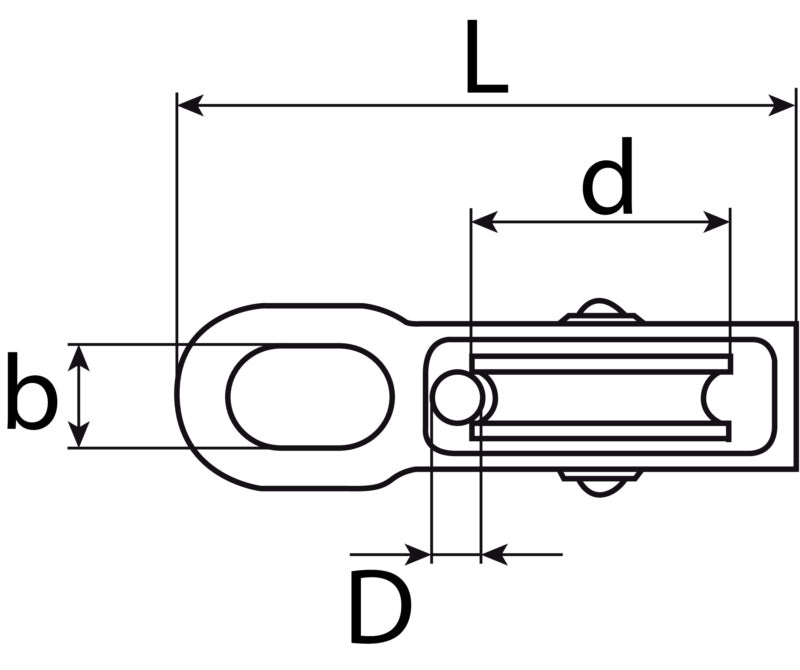 Block cable reel, 1-castor