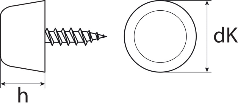 Wall buffer with nail