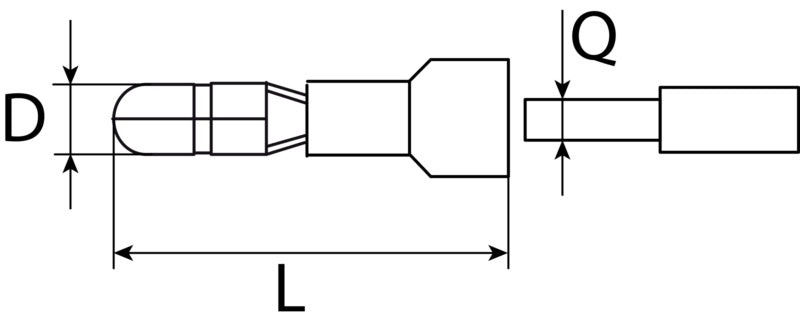 Round connector