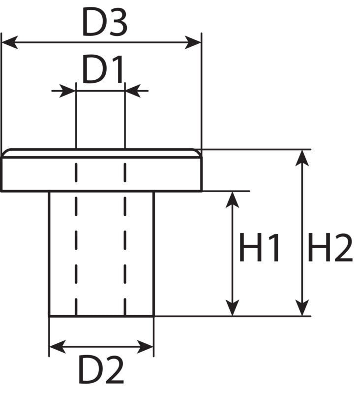 Cable grommet, one-sided