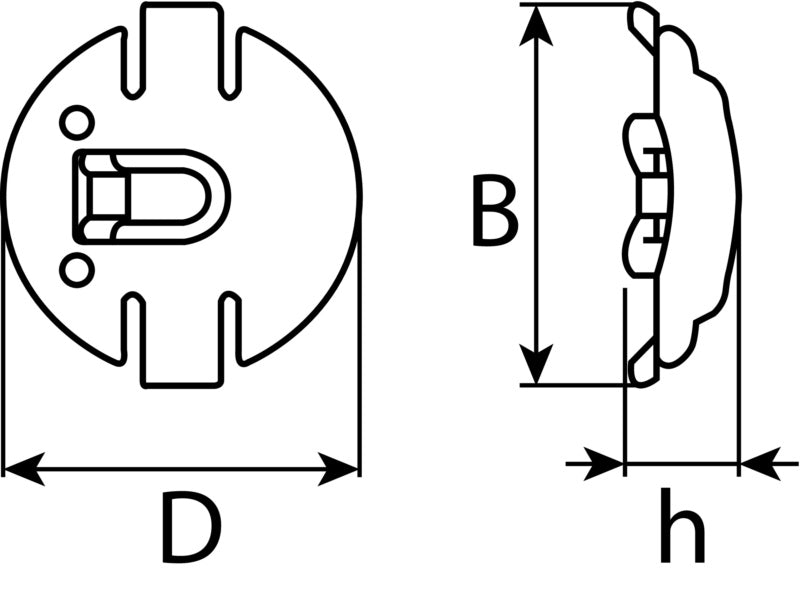 Befestigungsclips VAG 4F0825429A