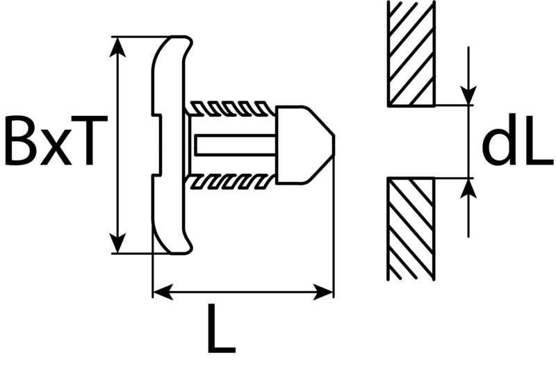 Türdichtungsclips VAG 251823717
