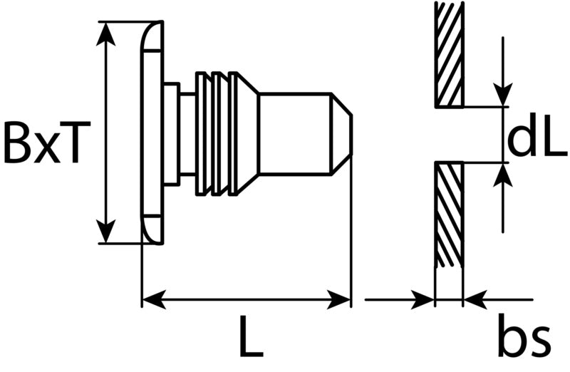 Türdichtungsclips VAG 3B0839723