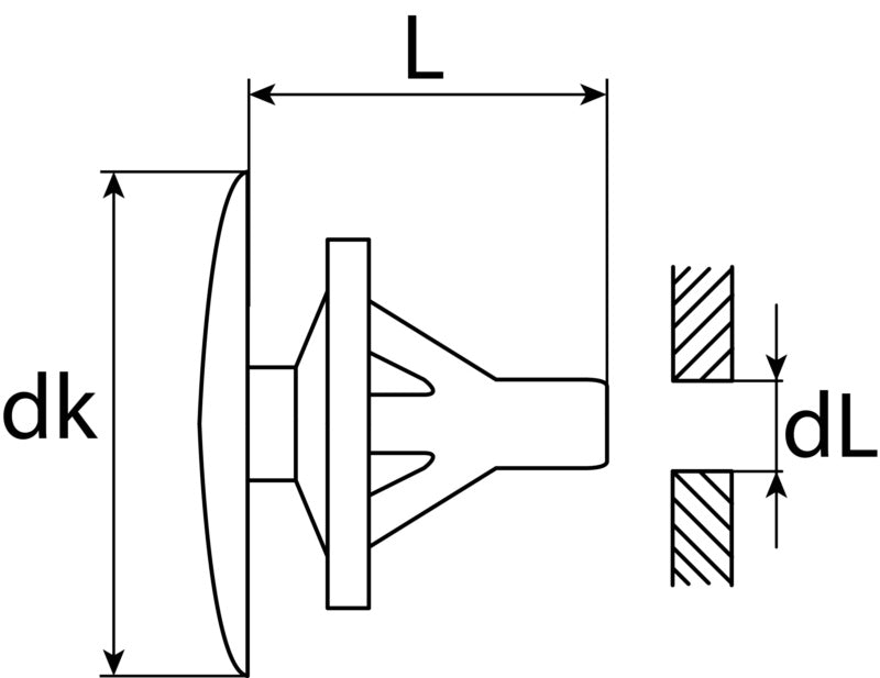 Türdichtungsclips japanische Fahrzeuge 91530ST5003