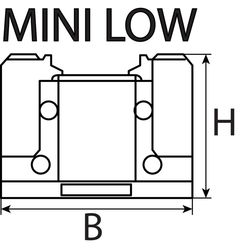 Mini fusible à broche à profil bas
