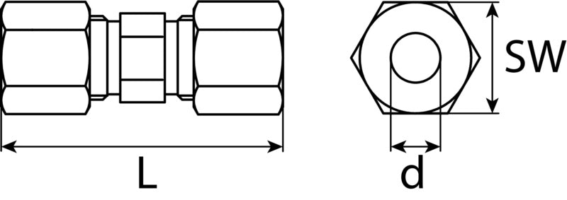 Universal brake line nipple