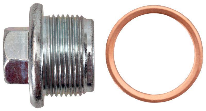 Oil drain plug with sealing ring