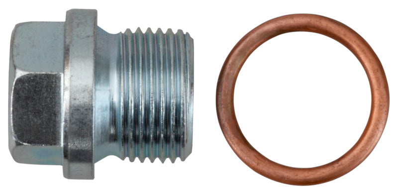Ölablassschraube M20 x 1,5 x 14 mit Dichtring, Stahl verzinkt