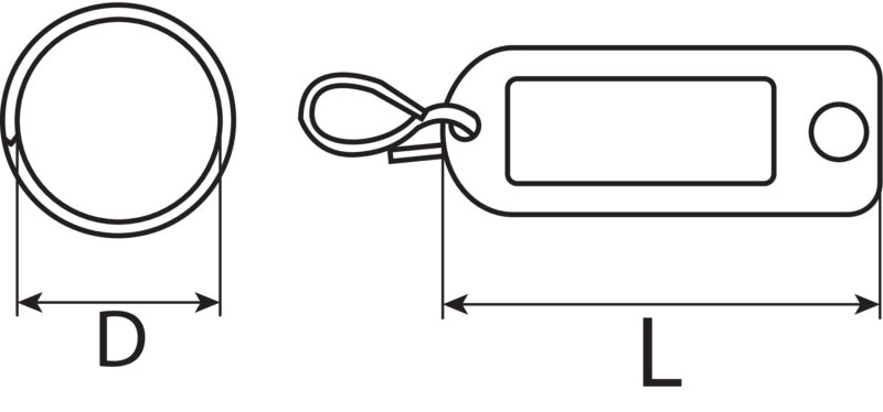 Key ring/fob set
