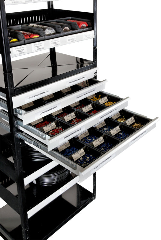 Basic configuration electrical incl. Shelf black