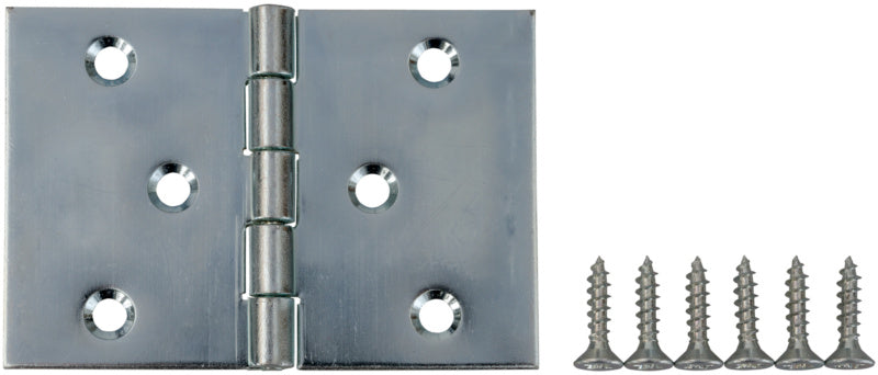 Hinge, rolled wide with screws
