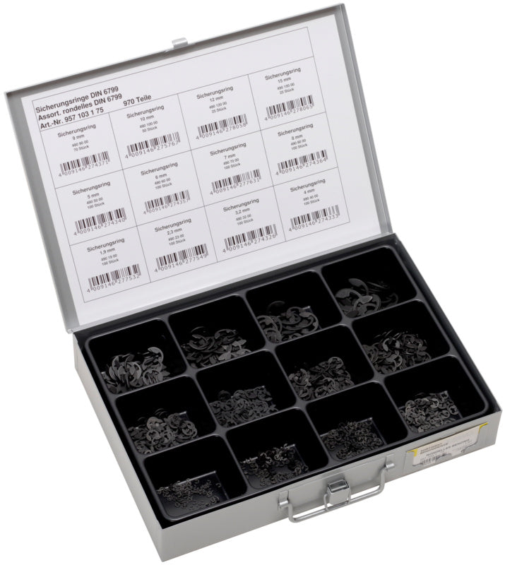 Assortment, lock washers DIN 6799