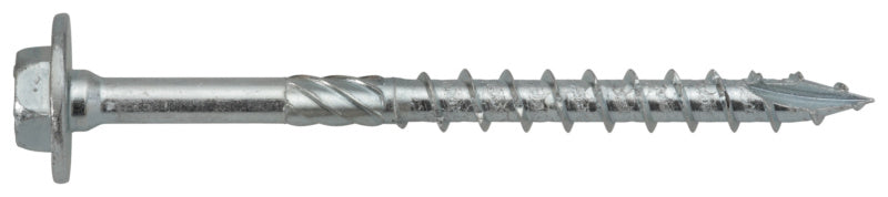 Vis charpente antifendage, tête hexagonale TX avec rondelle pressée, acier zingué