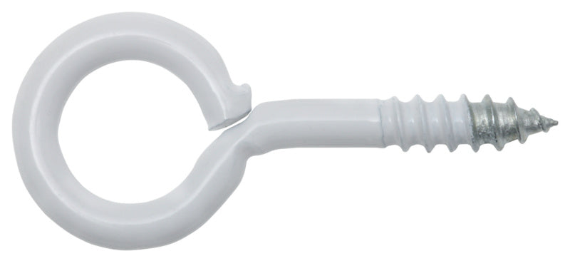 Piton à visser, revêtement plastique blanc