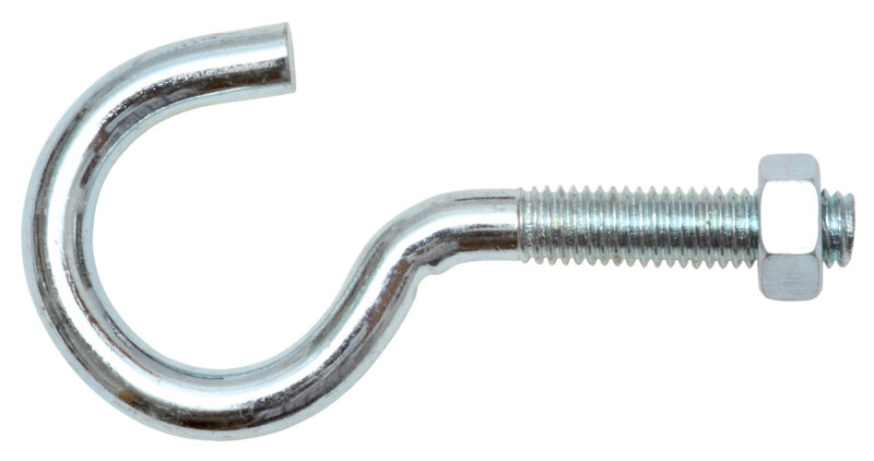 Metric screw hooks, bent, zinc-plated