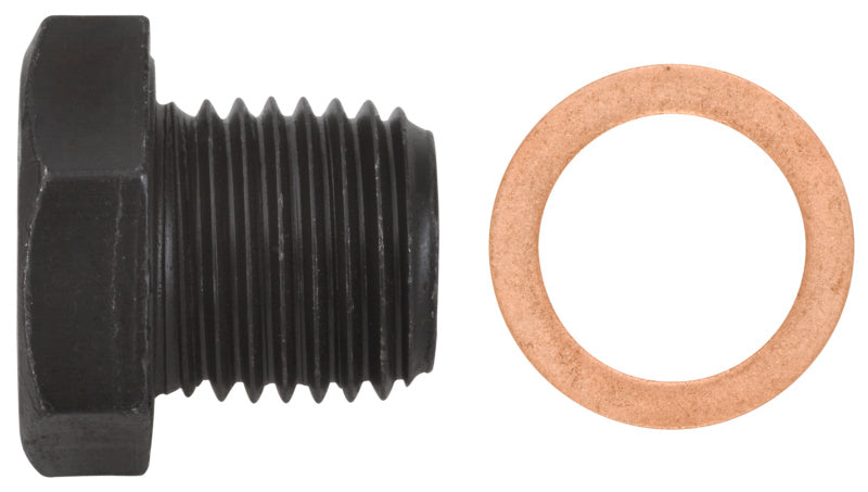 Oil drain plug with sealing ring