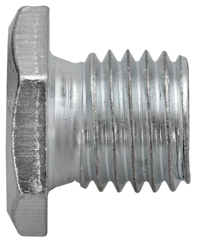 Oil drain plug without sealing ring