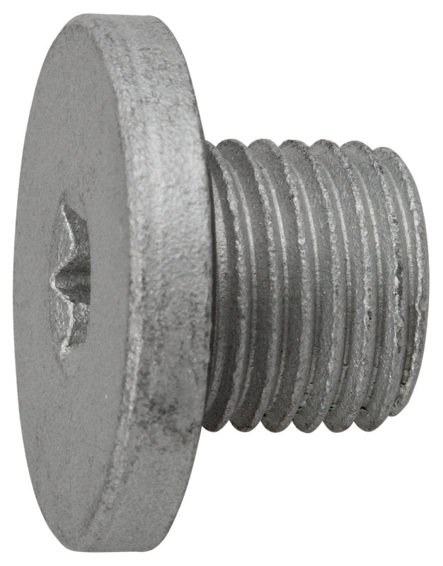Oil drain plug without sealing ring