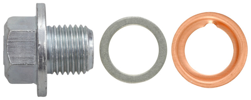 Oil drain plug with sealing ring