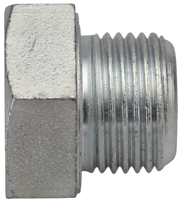 Oil drain plug without sealing ring