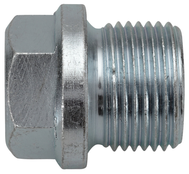 Oil drain plug without sealing ring