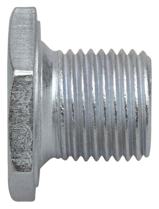 Oil drain plug without sealing ring