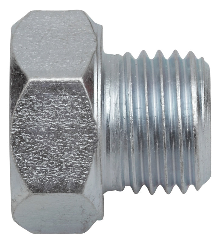 Oil drain plug without sealing ring