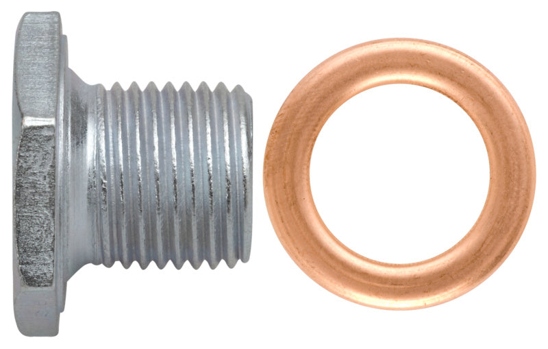 Oil drain plug with sealing ring