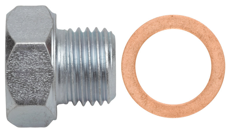 Oil drain plug with sealing ring