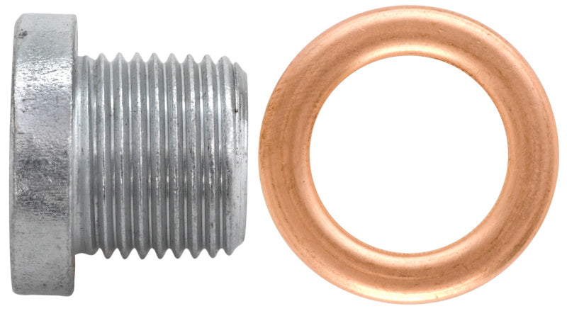 Bouchon de vidange M18 x 1,5 x 16 avec joint d'étanchéité, en acier zingué