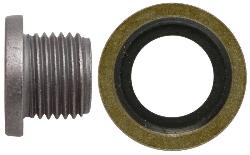 Ölablassschraube M16 x 1,5 x 12 mit Dichtring, Stahl verzinkt x 4009155750811