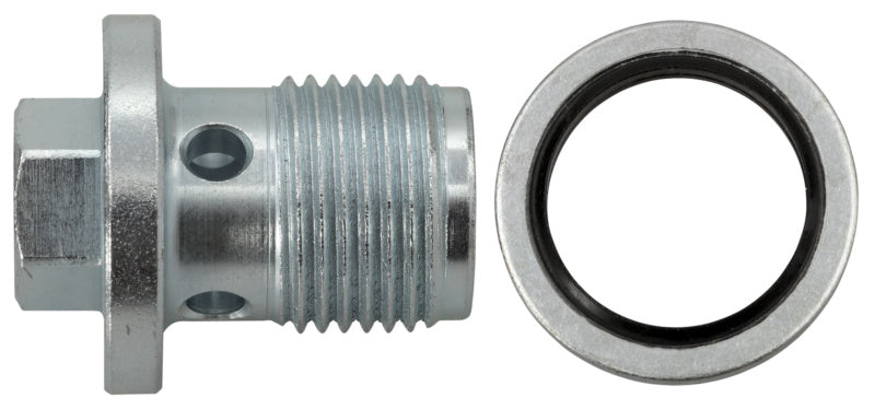Oil drain plug with sealing ring