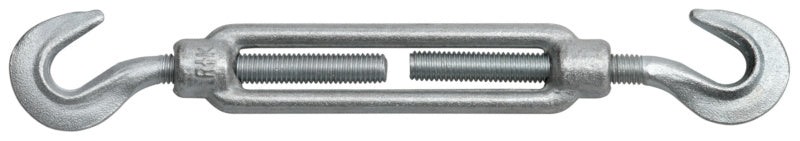 Turnbuckle, hook/hook, zinc-plated