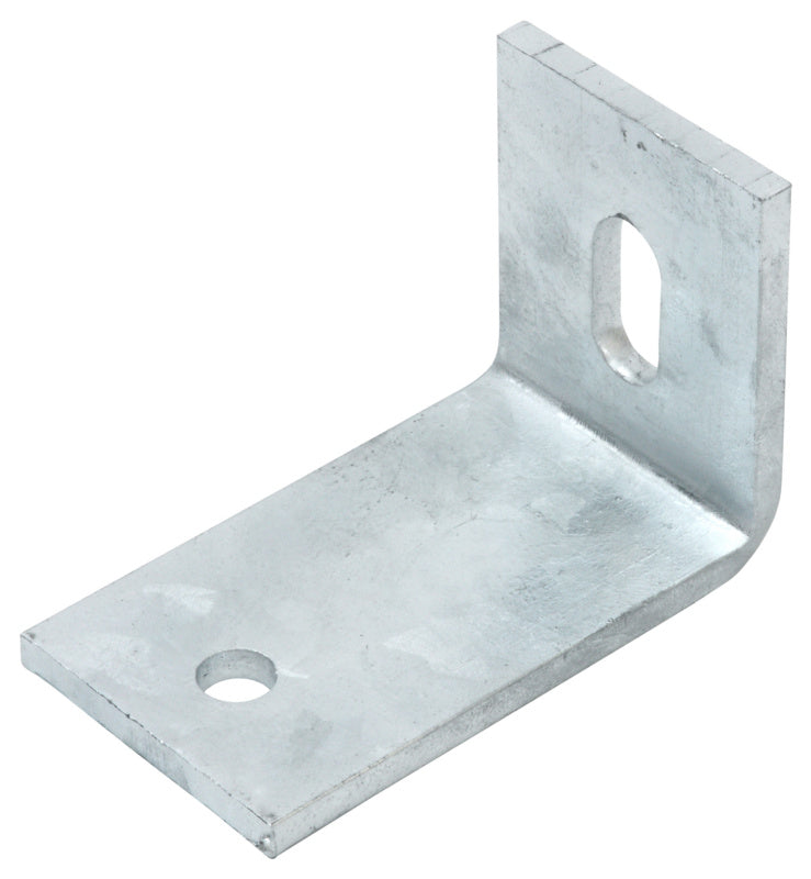 Équerre d'ancrage pour béton, acier zingué
