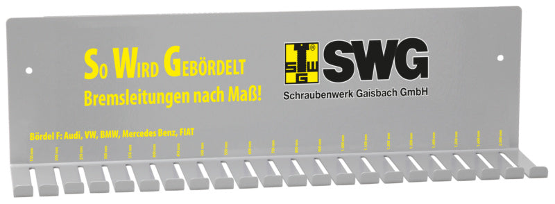 Wandhalter für Bremsleitungsstücke