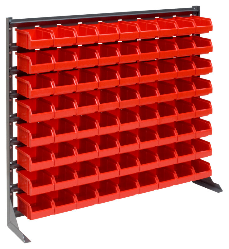 Small parts shelf, 72 boxes