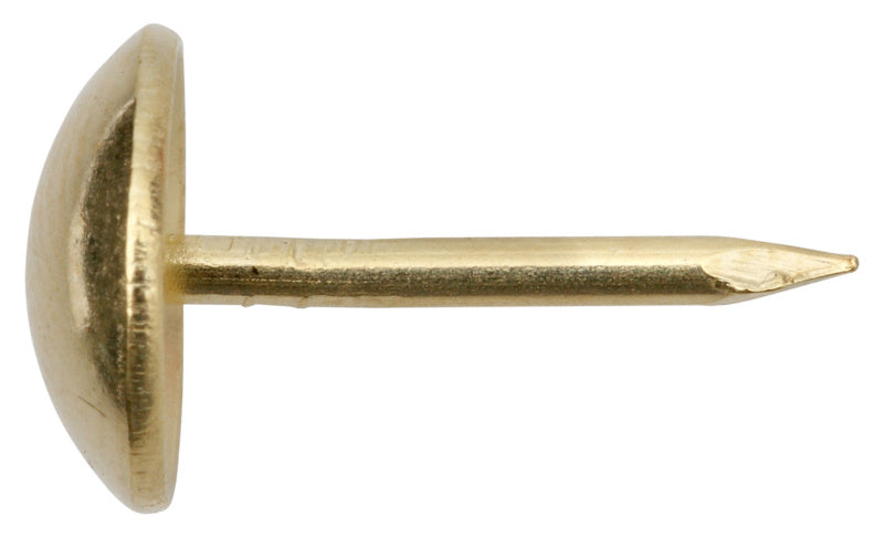 Polsternägel Halbrundkopf, Stahl vermessingt x 4009155669472
