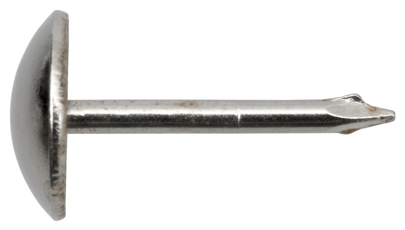 Upholstery nail, nickel-plated