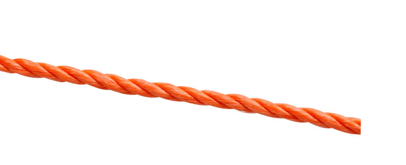 Polypropylene rope, orange
