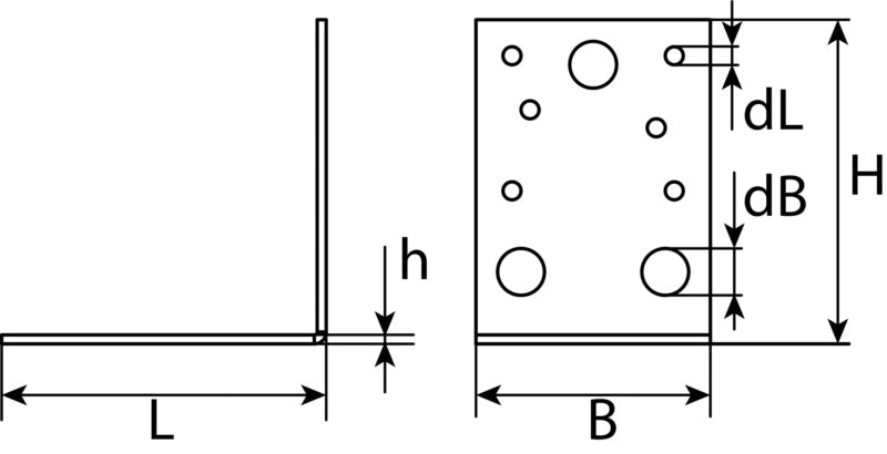 Winkelverbinder, sendzimirverzinkt