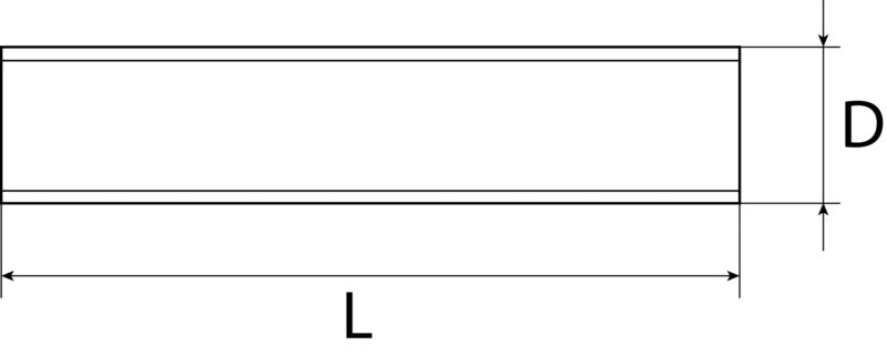 Tige filetée 1 m, 4.8 zinguée, DIN 976-1