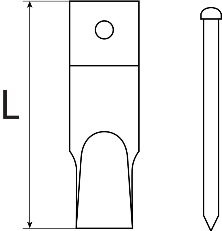 Crochet tableau en assortiment, acier laitonné