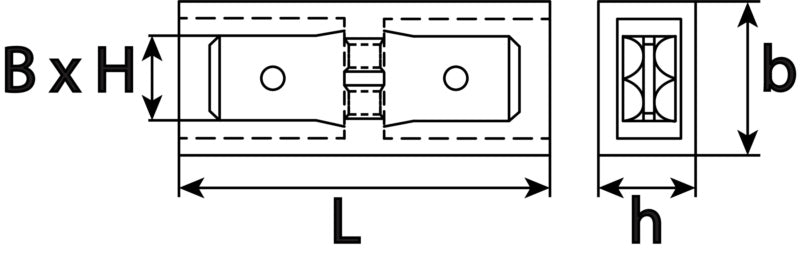 Connector bus bar PVC