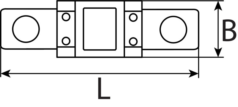 Fusible à visser à courant élevé – midi OTO BF1